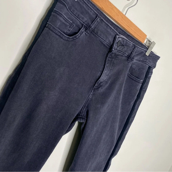 DL1961 Black Morrison Wash Margaux Instasculpt Ankle Skinny Jeans Size 30 - Picture 4 of 11